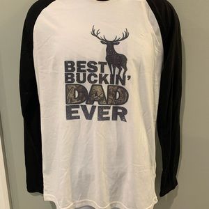 Best buckin dad ever long sleeve shirt.